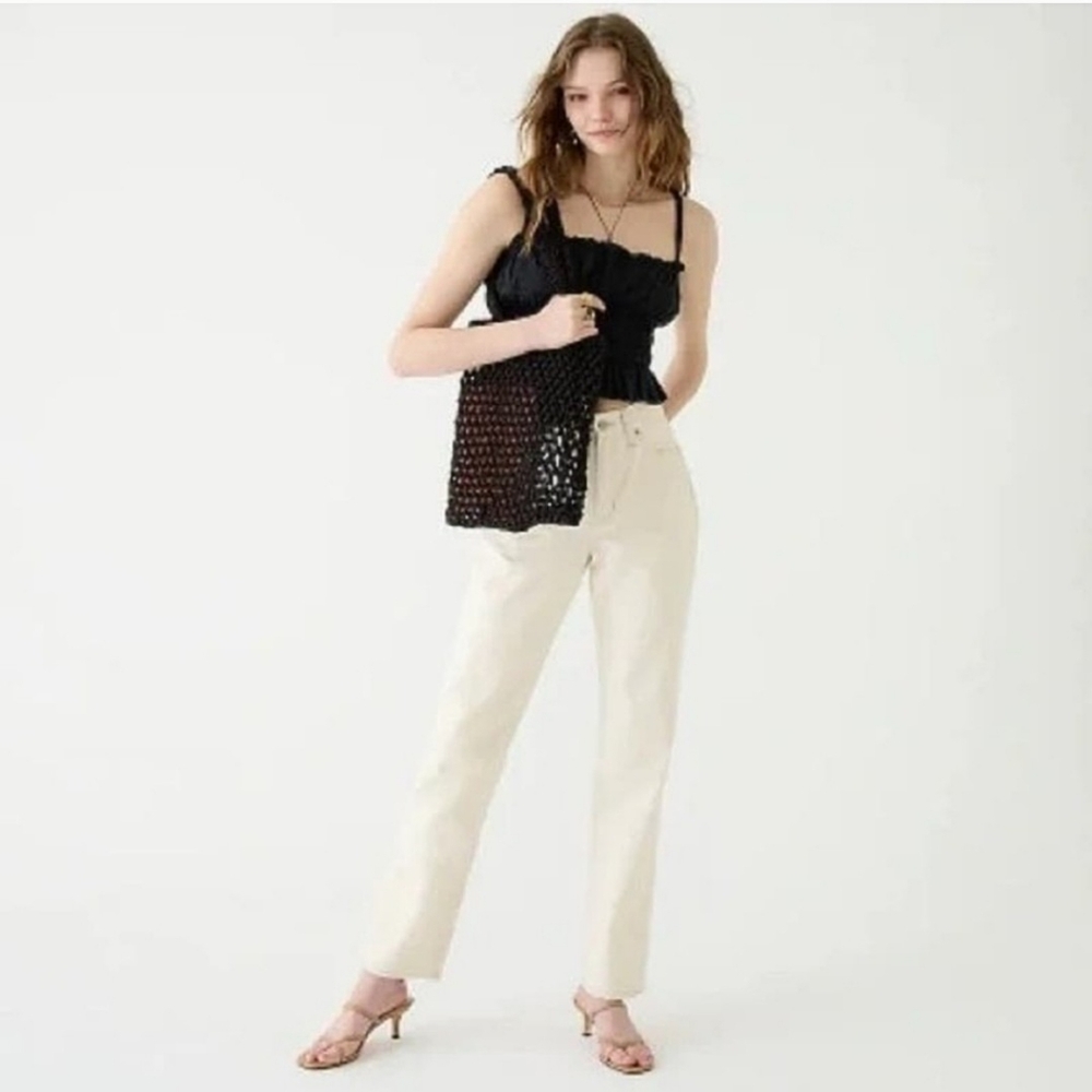 J. Crew High-Rise Full Length '90s Classic Straight Jean Natural Denim Size 26